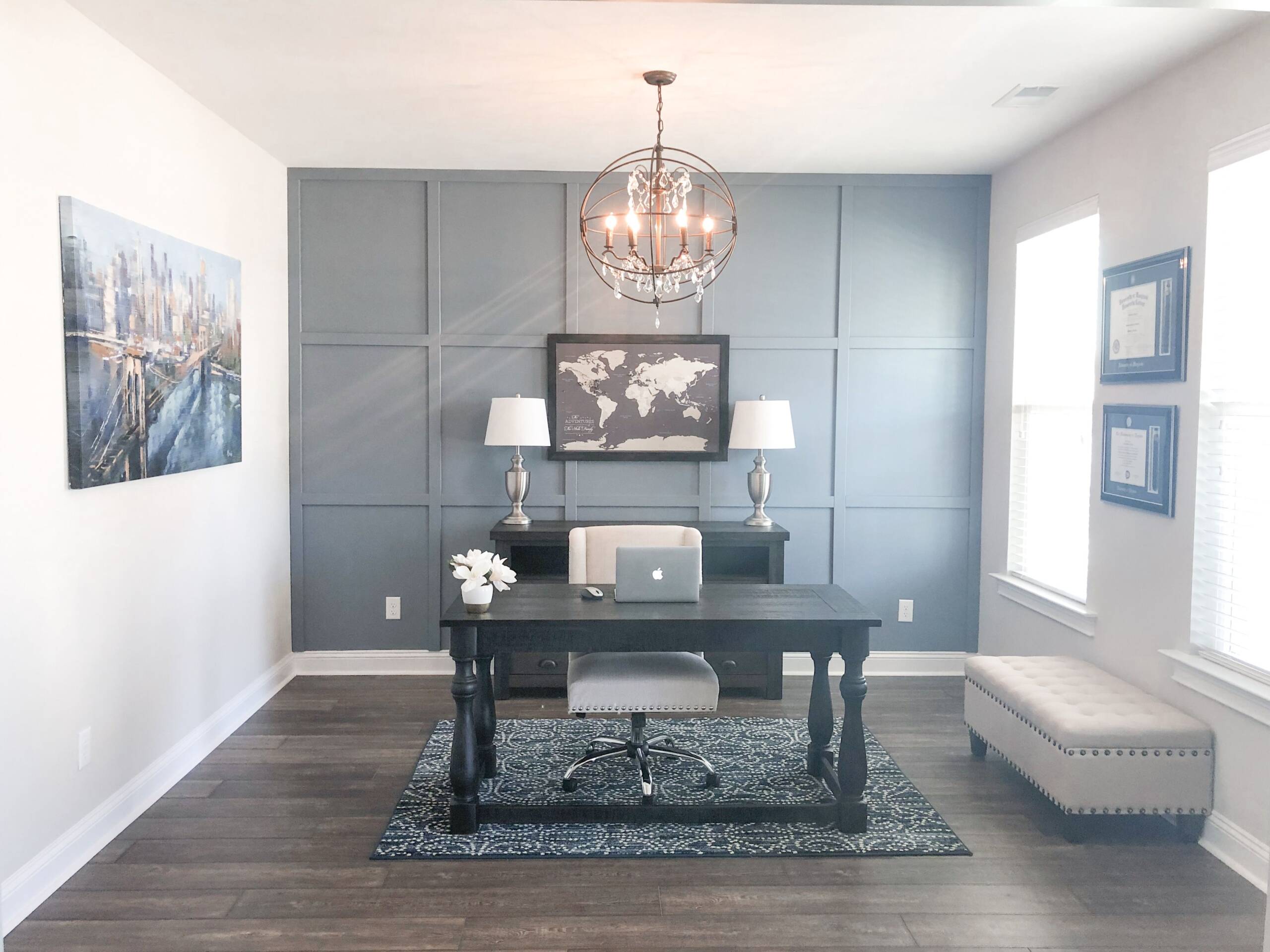 Accent walls and custom color consulting