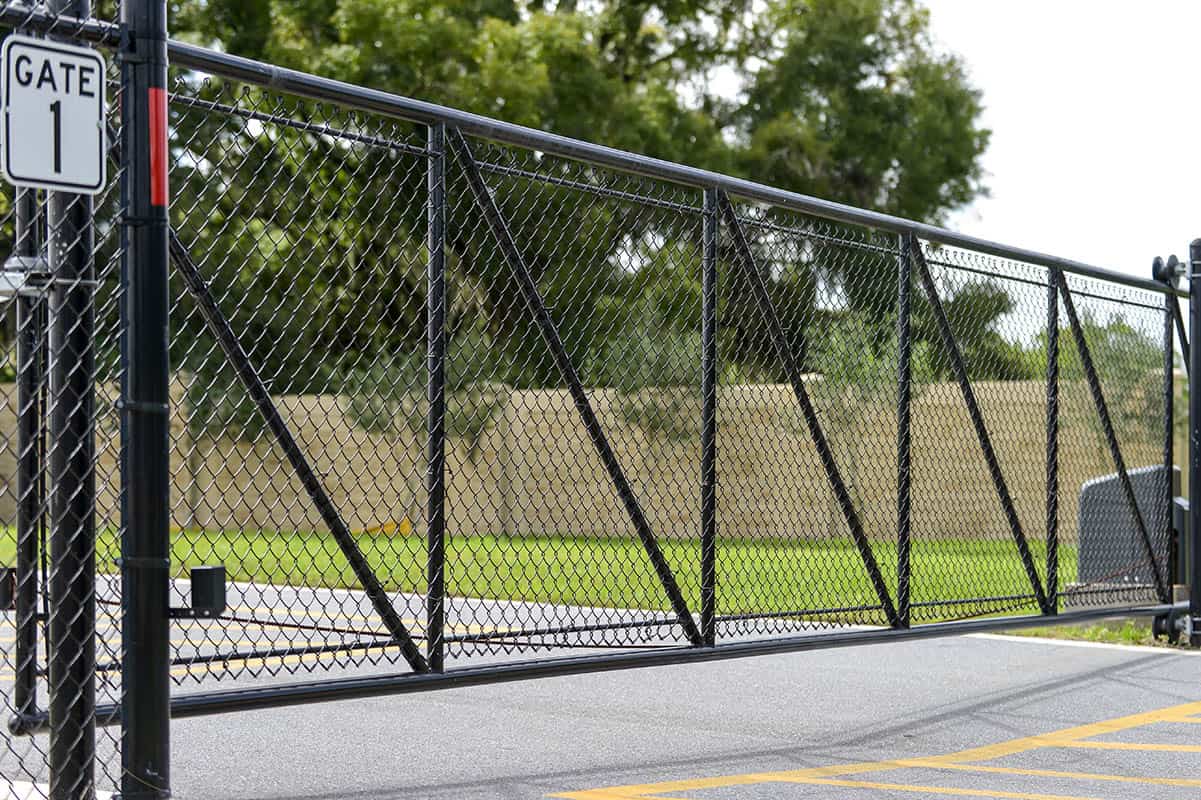 Chain-link fencing
