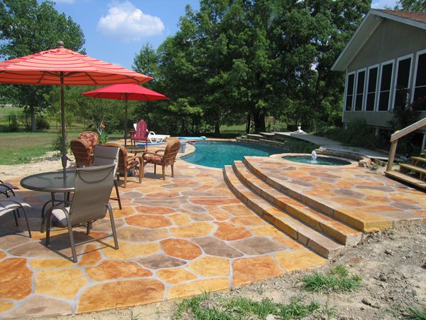 Decorative/stamped concrete