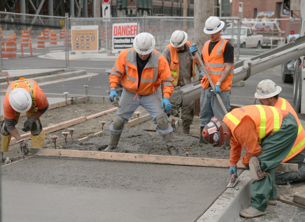 Walkway and sidewalk construction